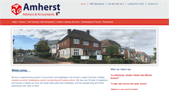 Desktop Screenshot of amherstaccountancy.co.uk
