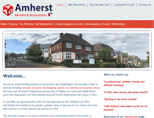 Tablet Screenshot of amherstaccountancy.co.uk